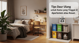 Daur ulang di apartemen/kosan